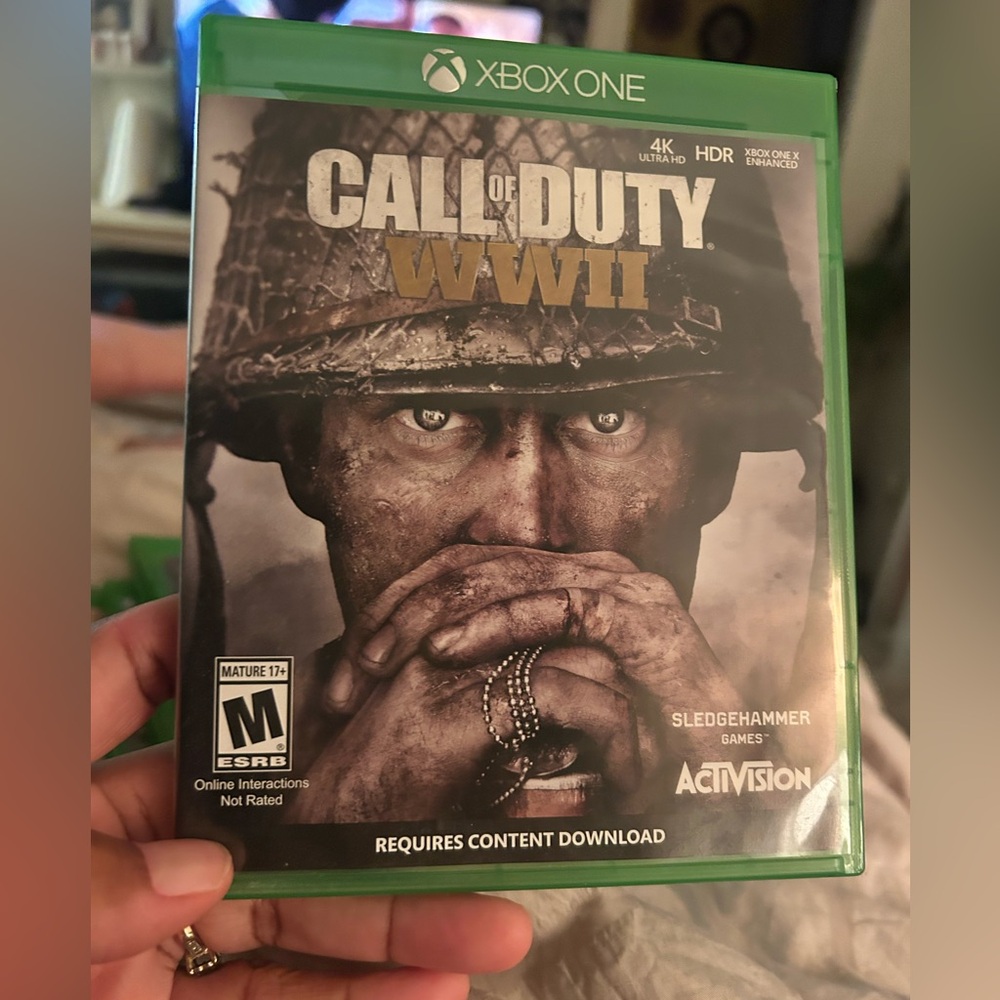 Microsoft Xbox One Call of Duty WWII - complete with manual